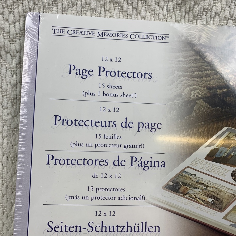 The Creative Memories Collection 12 x 12 Page Protectors 15 Sheets Plus 1 Bonus - Picture 2 of 7